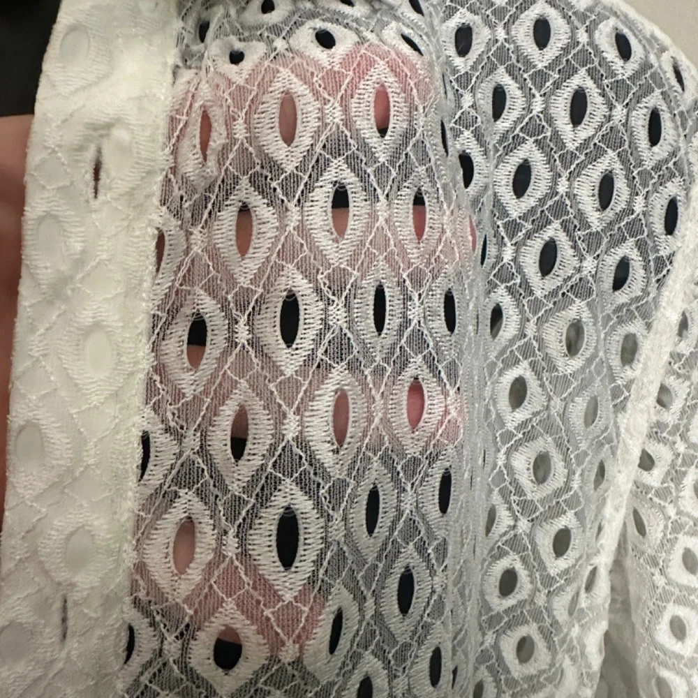 Steele Perforated Mesh Short Sleeve Shirt Large Gently worn 90% nylon - Picture 3 of 5